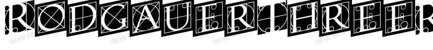 RodgauerThreeRounded Medium字体转换